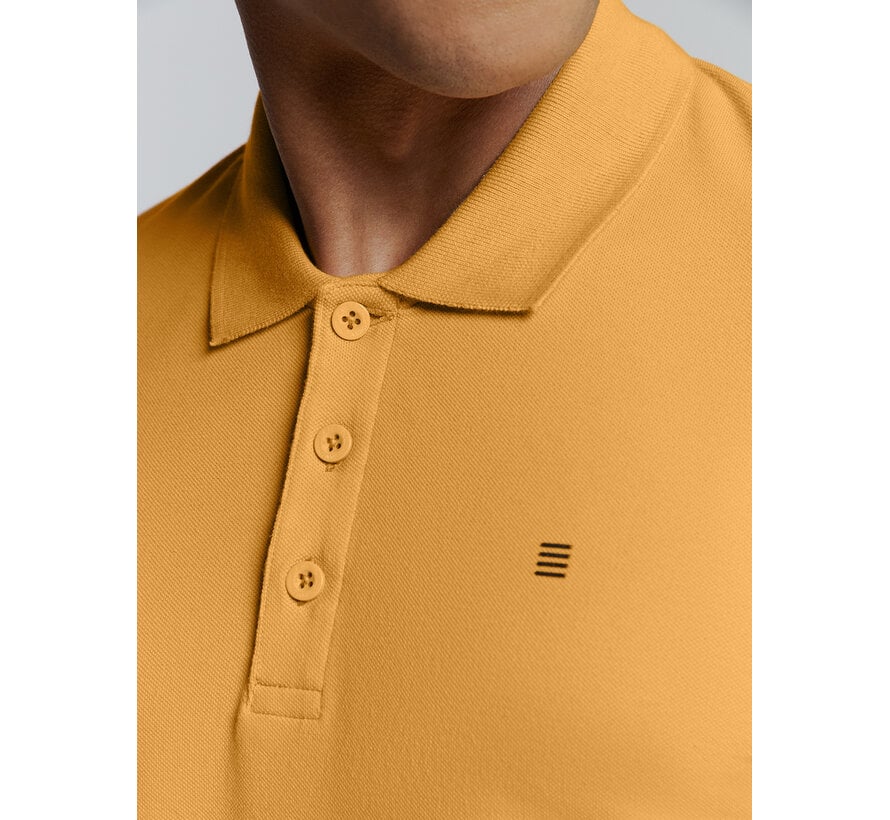 No Excess Polo Pique Solid Stretch Yellow (27390260SN - 070)