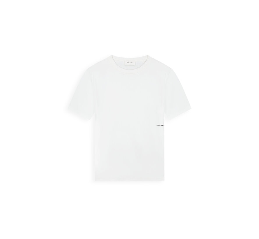 Pure Path Sideline Wordmark T-shirt Off White (26010101 - 45)