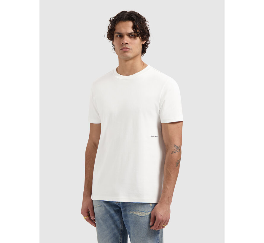 Pure Path Sideline Wordmark T-shirt Off White (26010101 - 45)