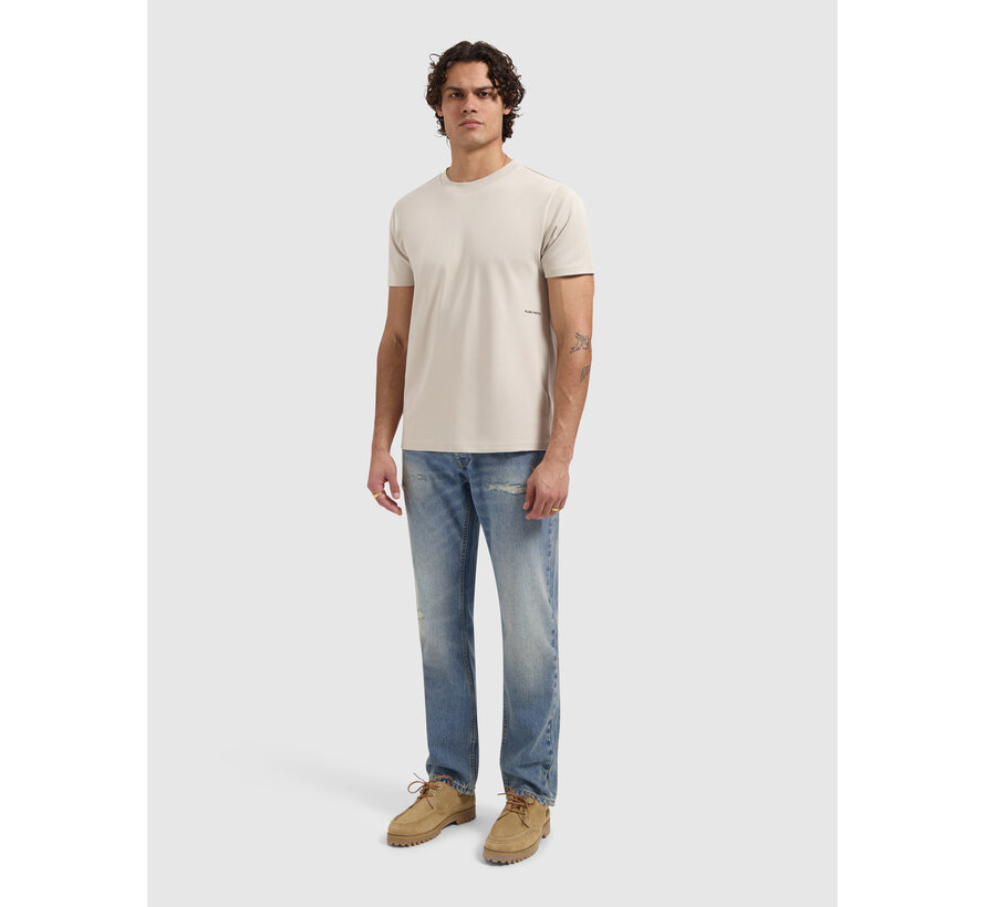 Pure Path Sideline Wordmark T-shirt Sand (26010101 - 46)