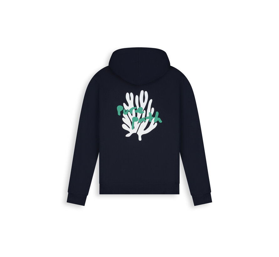 Pure Path Dreamers Coral Hoodie Dark Navy (26010314 - 57)