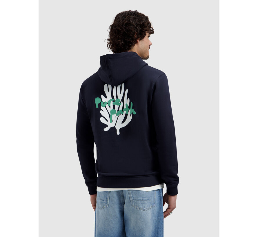 Pure Path Dreamers Coral Hoodie Dark Navy (26010314 - 57)