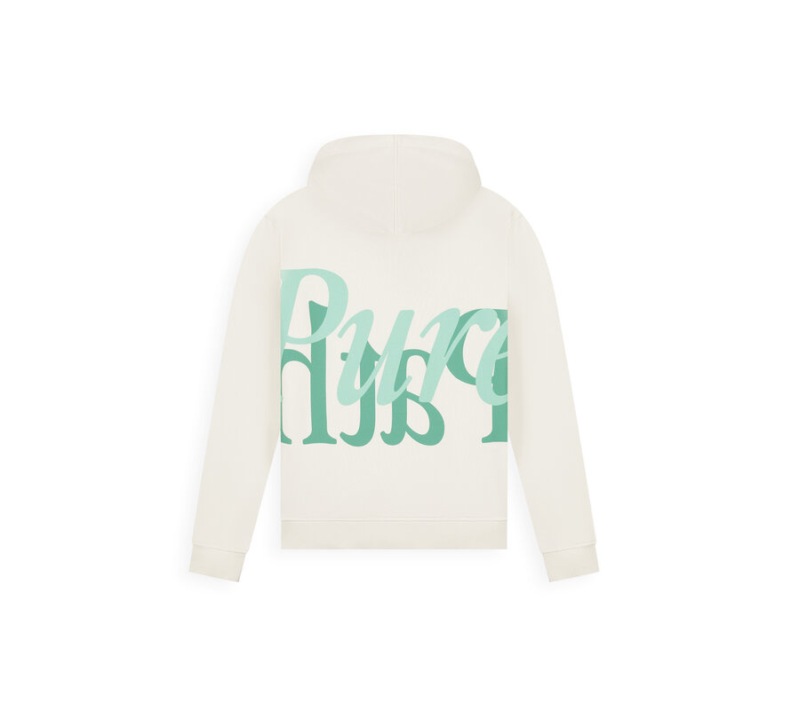Pure Path Mirror Logo Hooded Sweater Ecru (26010312 - 54)