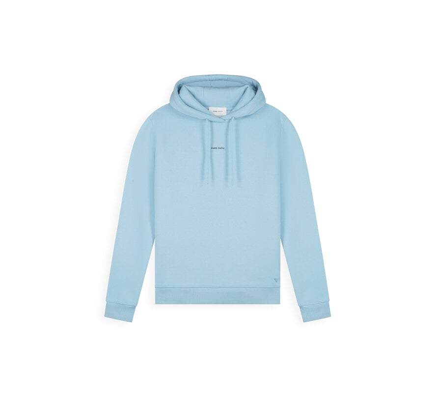 Pure Path Essential Logo Hooded Sweater Sky Blue (26010307 - 99)