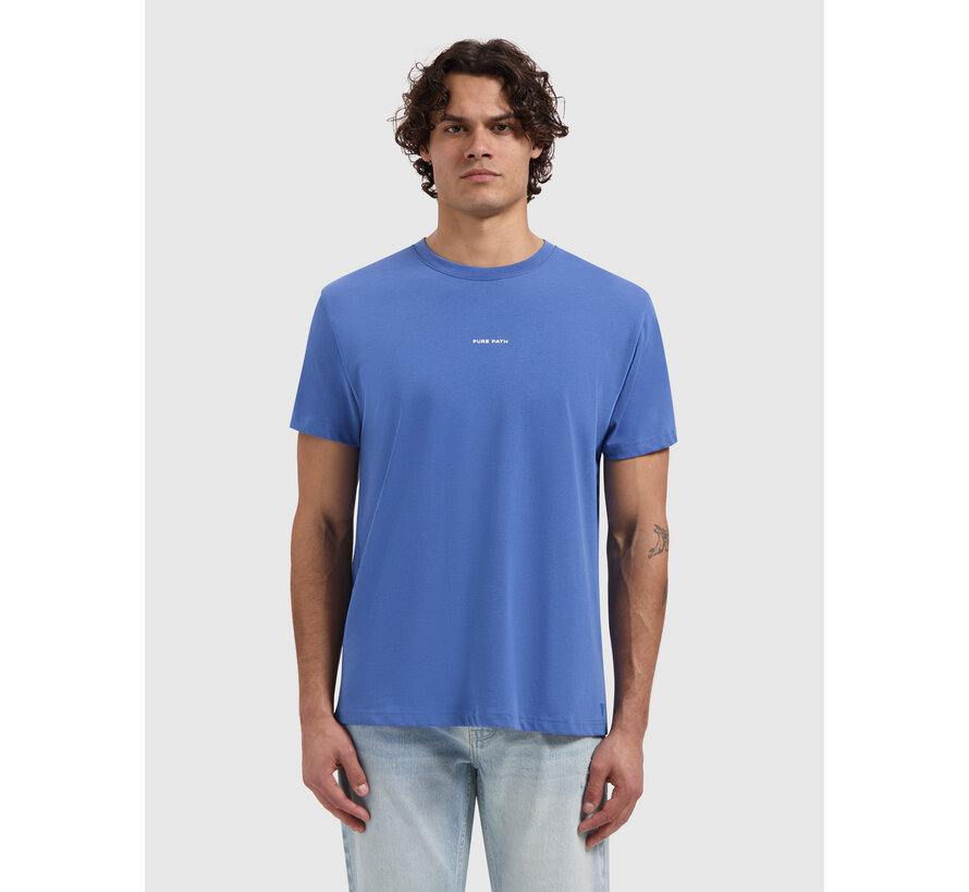 Pure Path T-shirt Essential Logo Fadded Cobalt (26010102 - 12)