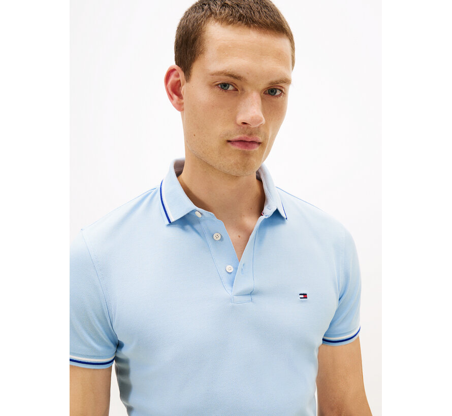 Polo Tipped Slim Fit Well Water (MW0MW39993 - C1Y)