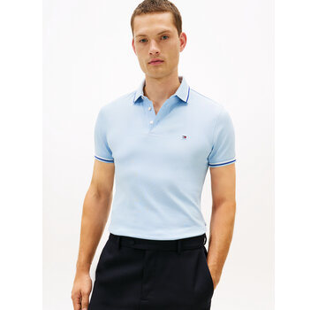 Tommy Hilfiger Polo Tipped Slim Fit Well Water (MW0MW39993 - C1Y)