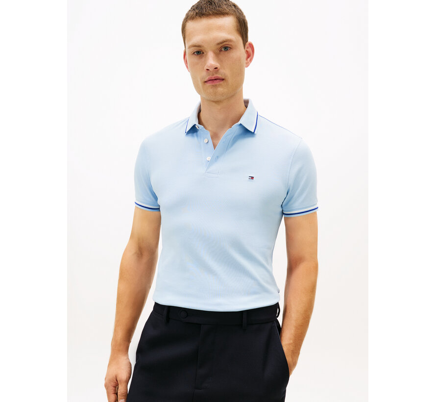 Polo Tipped Slim Fit Well Water (MW0MW39993 - C1Y)
