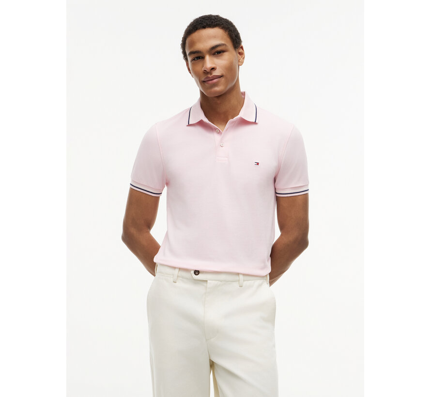 Polo Tipped Slim Fit Pink Lily (MW0MW39993 - TPB)