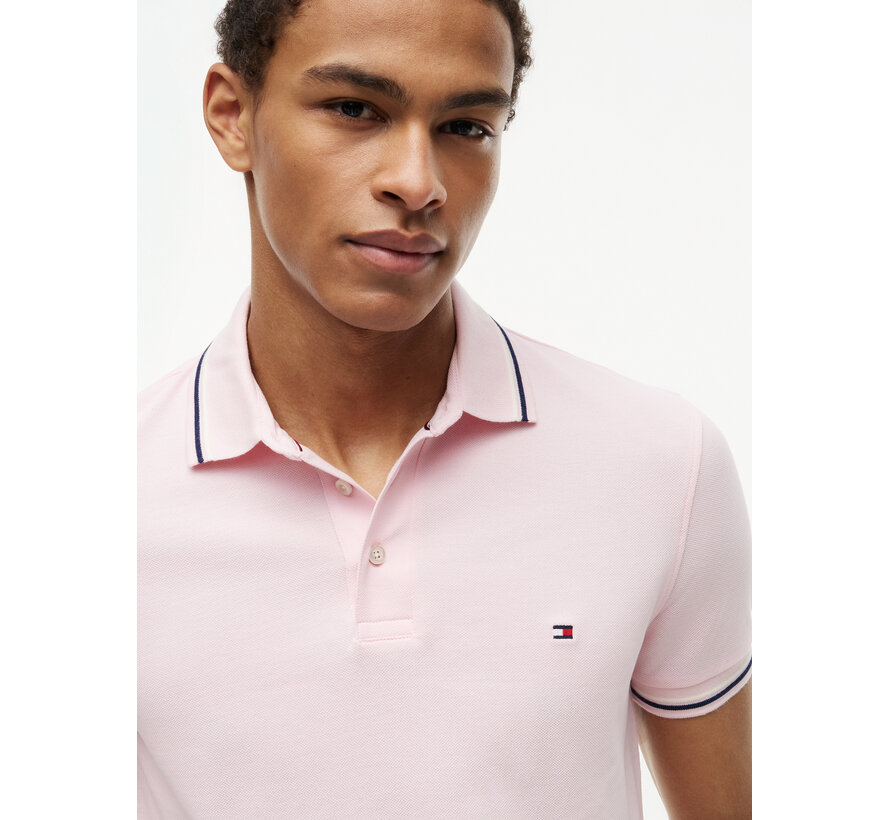 Polo Tipped Slim Fit Pink Lily (MW0MW39993 - TPB)