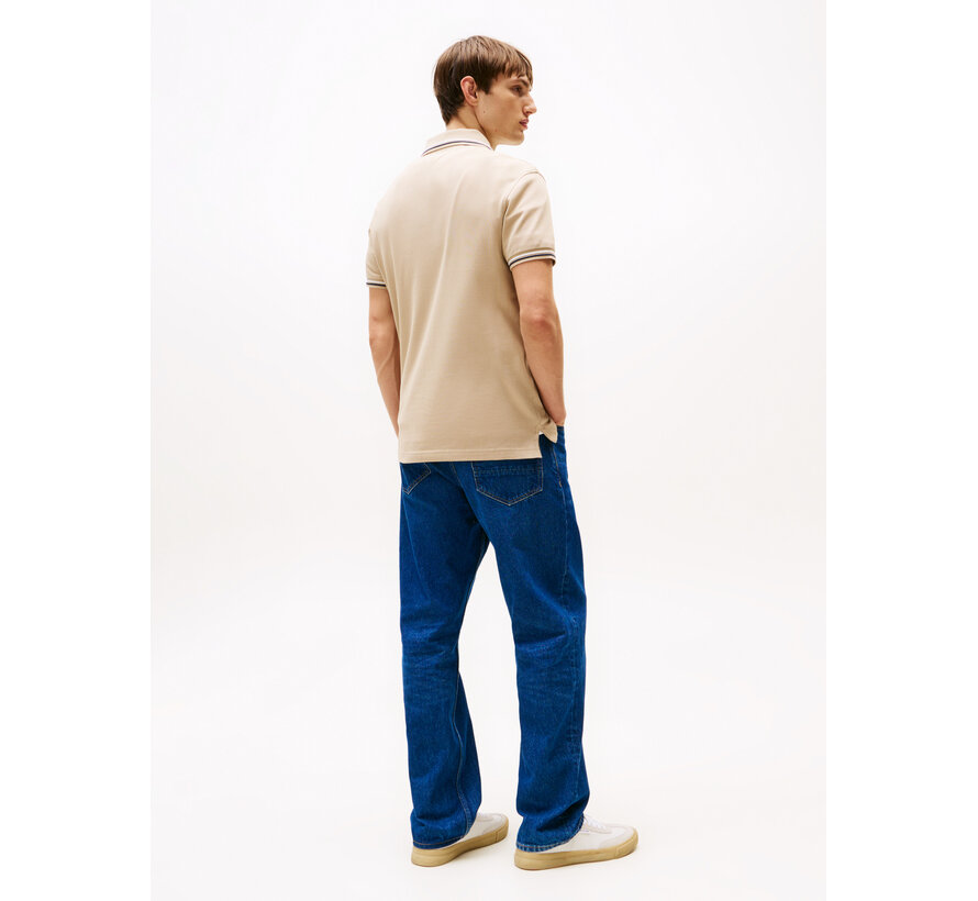 Polo Tipped Slim Fit Sandalwood (MW0MW39993 - RBT)