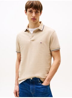 Tommy Hilfiger Tommy Hilfiger Polo Tipped Slim Fit Sandalwood (MW0MW39993 - RBT)