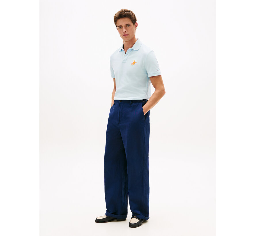 Polo TH Script Regular Fit Keepsake Blue (MW0MW43046 - CYR)