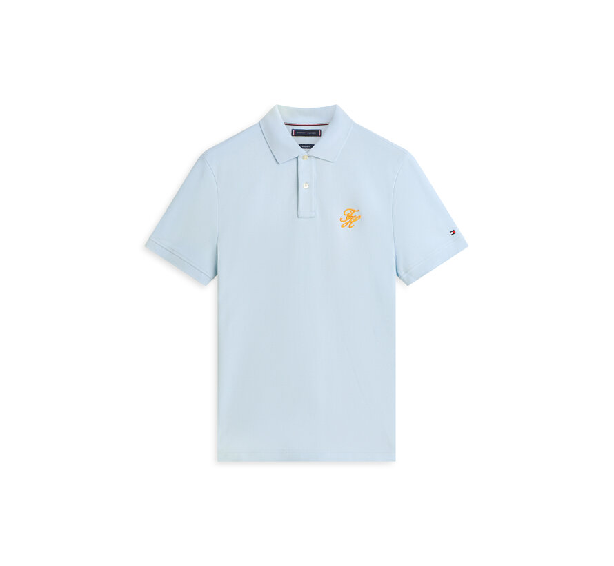 Polo TH Script Regular Fit Keepsake Blue (MW0MW43046 - CYR)