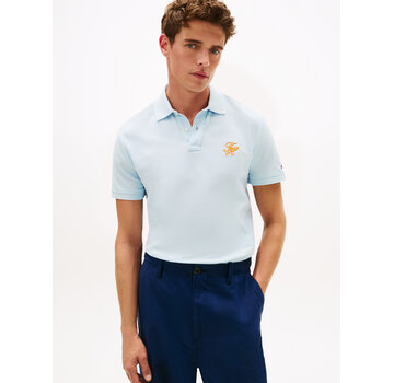 Tommy Hilfiger Tommy Hilfiger Polo TH Script Regular Fit Keepsake Blue (MW0MW43046 - CYR)