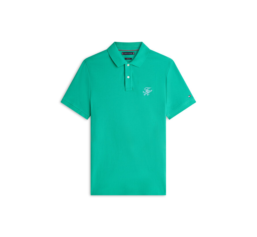 Polo TH Script Regular Fit Jade Wink (MW0MW43046 - L3W)