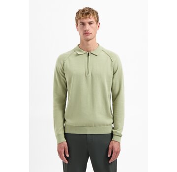 No Excess No Excess Pullover Polo Half Zip Solid Light Moss (29230962SN - 197)