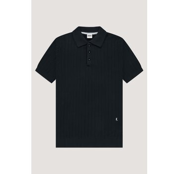 Kultivate Kultivate Knitted Polo PL Vertical Navy (2401080400 - 319)