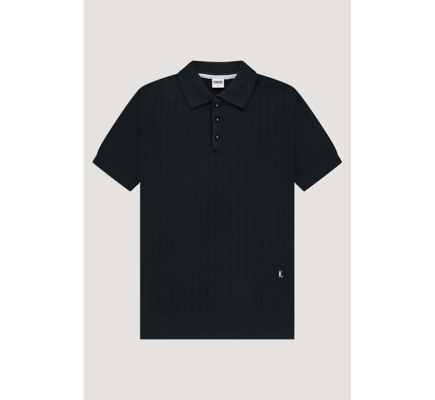Knitted Polo PL Vertical Navy (2401080400 - 319)