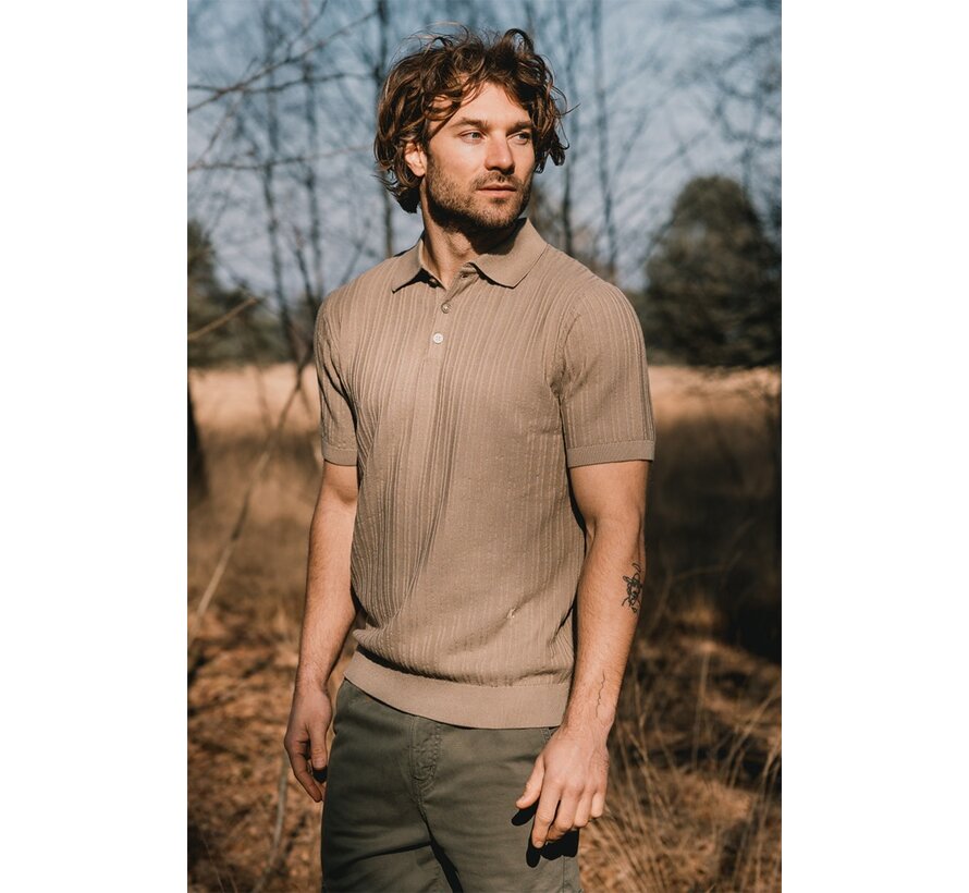 Knitted Polo PL Vertical Seneca Rock (2401080400 - 194)