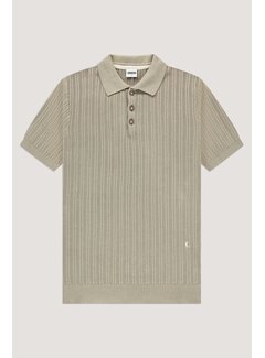 Kultivate Knitted Polo PL Vertical Seneca Rock (2401080400 - 194)