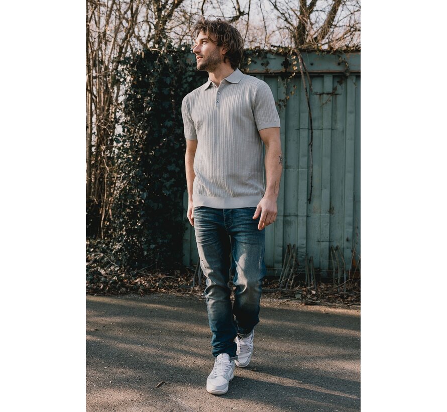Knitted Polo PL Vertical Metal (2401080400 - 161)