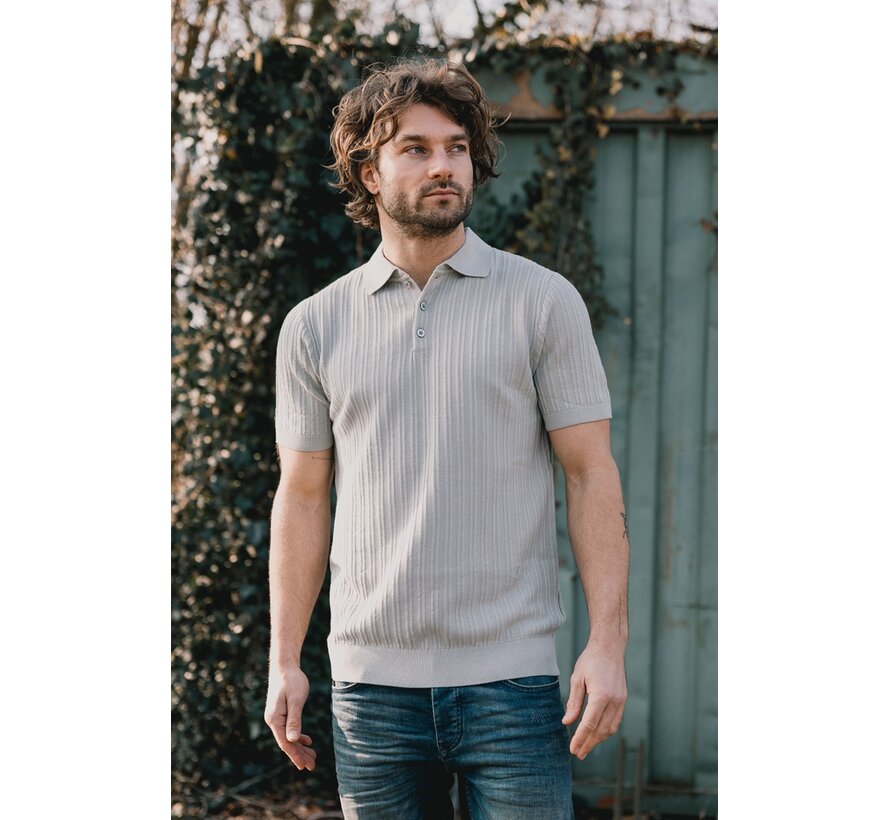 Knitted Polo PL Vertical Metal (2401080400 - 161)