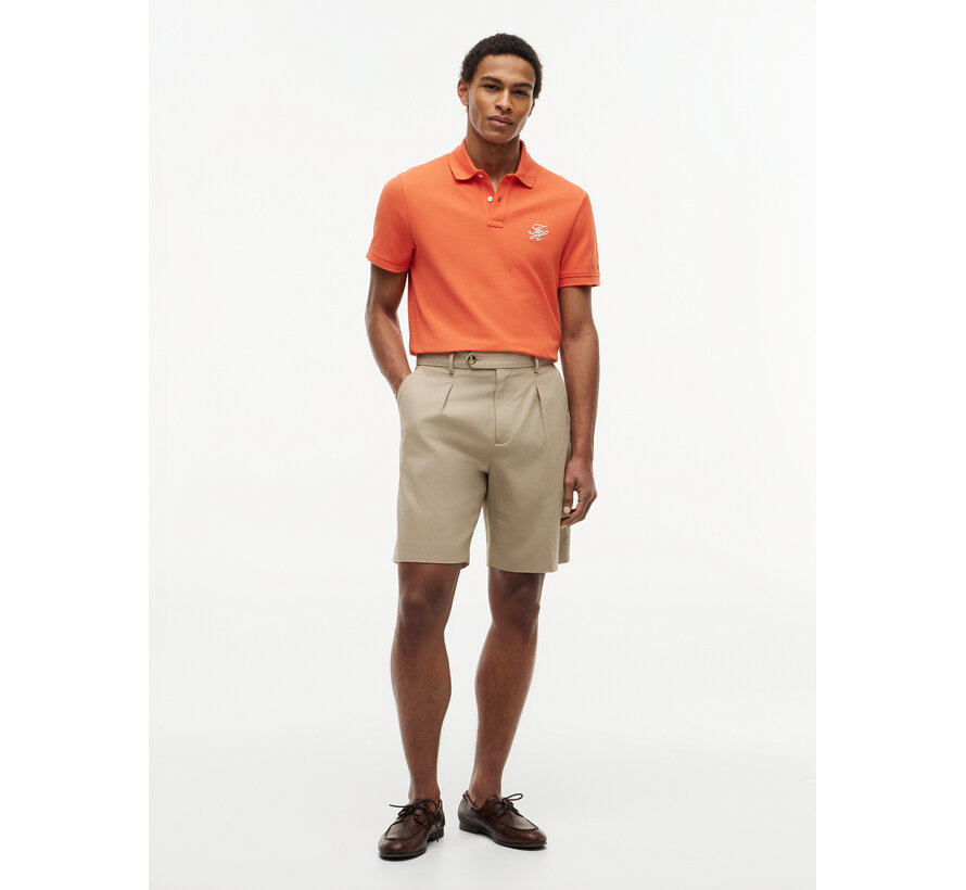 Polo TH Script Regular Fit Brilliant Orange (MW0MW43046 - SCX)