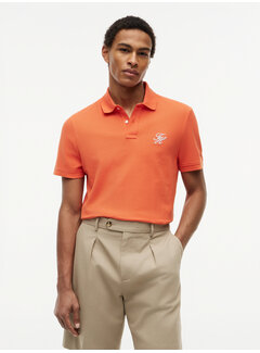 Tommy Hilfiger Tommy Hilfiger Polo TH Script Regular Fit Brilliant Orange (MW0MW43046 - SCX)