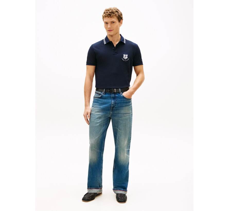 Polo Regular Fit Pique Badge Navy (MW0MW43061 - DW5)
