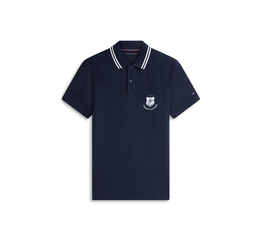 Polo Regular Fit Pique Badge Navy (MW0MW43061 - DW5)