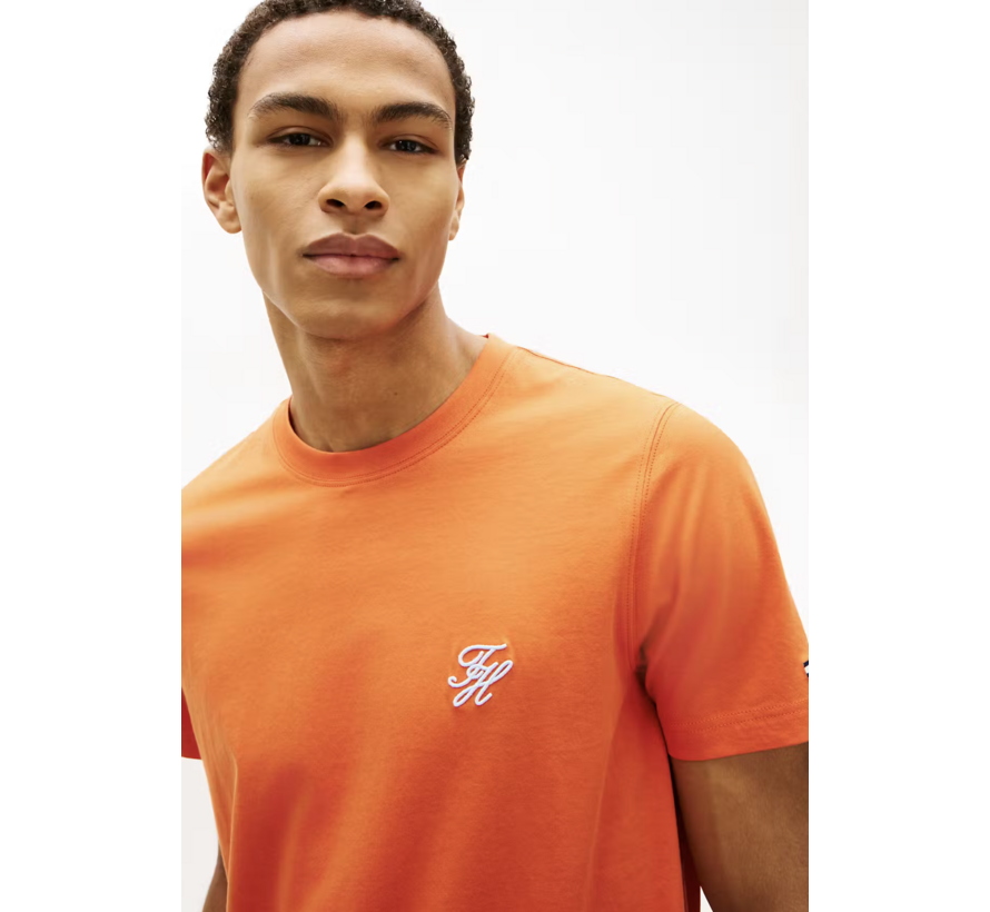T-Shirt Monogram Brilliant Orange (MW0MW43066 - SCX)