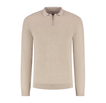 Fellows United Premium Rugby Half Zip Beige (61.2160 - 146)