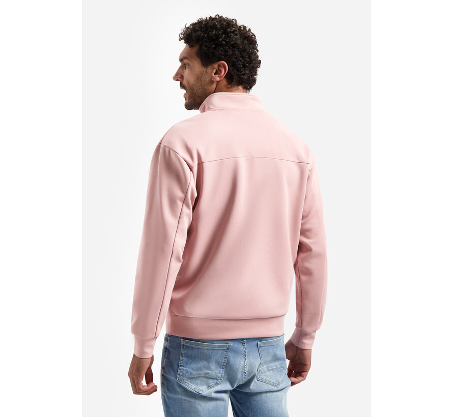 Sweater Half Zip Interlock Light Mauve (31100103 - 346)