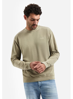 No Excess Sweater Crewneck French Terry Garment Dyed  (31110116 - 346)