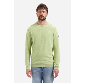 No Excess Pullover Crewneck Garment Dyed + Stone Washed Green (31210102 - 050)