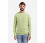 Pullover Crewneck Garment Dyed + Stone Washed Green (31210102 - 050)