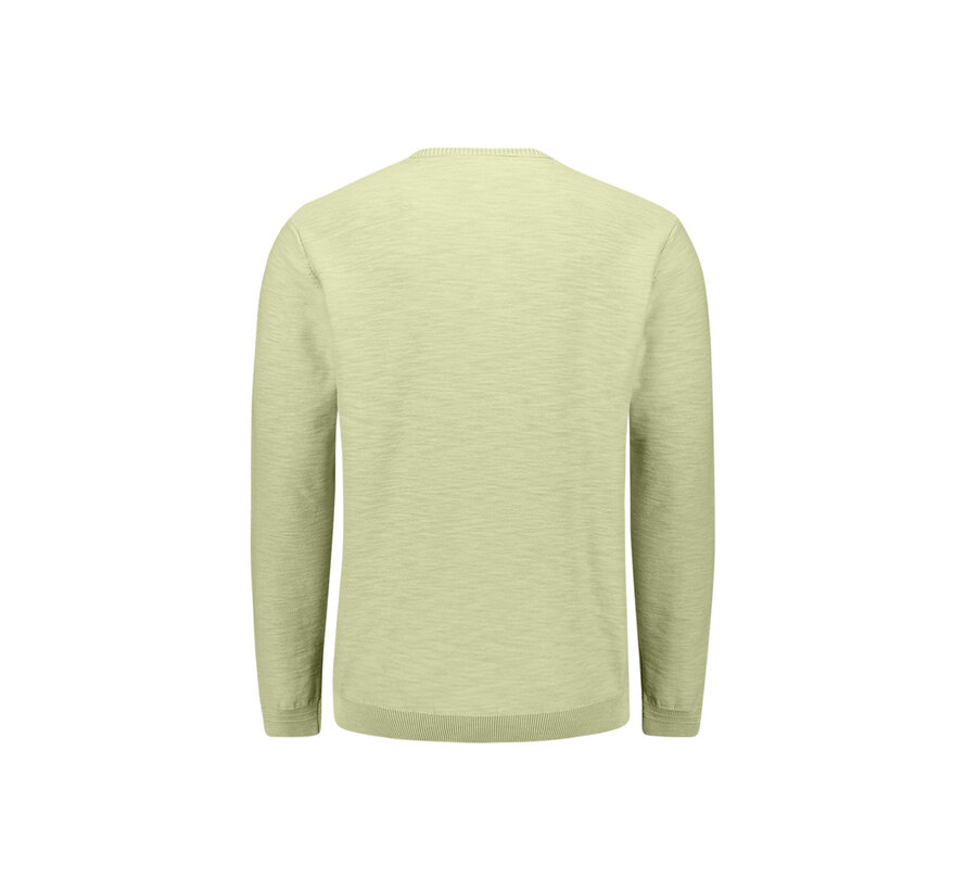 Pullover Crewneck Garment Dyed + Stone Washed Green (31210102 - 050)