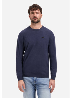 No Excess Pullover Crew Neck Melange Navy (31210190SN - 078)