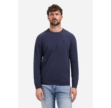 No Excess Pullover Crew Neck Melange Navy (31210190SN - 078)