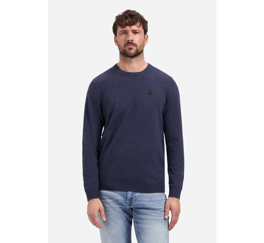 Pullover Crew Neck Melange Navy (31210190SN - 078)