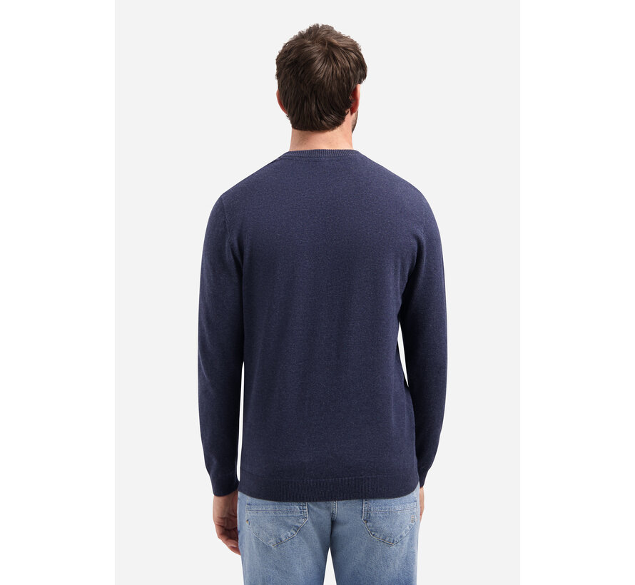 Pullover Crew Neck Melange Navy (31210190SN - 078)