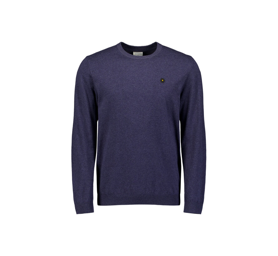 Pullover Crew Neck Melange Navy (31210190SN - 078)
