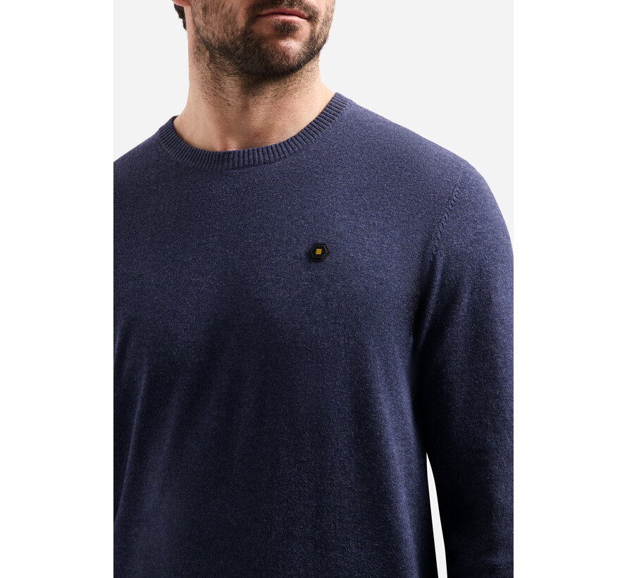 Pullover Crew Neck Melange Navy (31210190SN - 078)