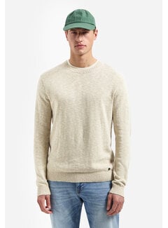 No Excess No Excess Pullover Crewneck Slub With Linen Desert (31210205 - 045)