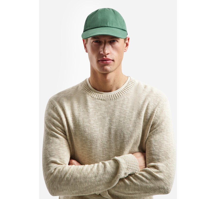 Pullover Crewneck Slub With Linen Desert (31210205 - 045)