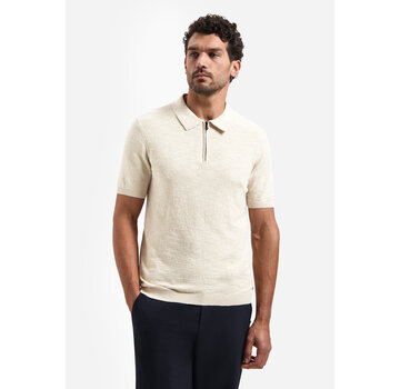 No Excess Pullover Short Sleeve Polo Zip Frote Desert (31220243 -  045)