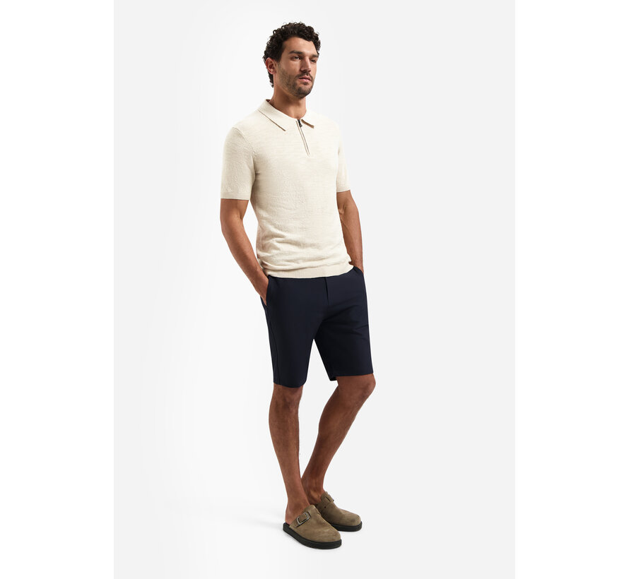 Pullover Short Sleeve Polo Zip Frote Desert (31220243 -  045)