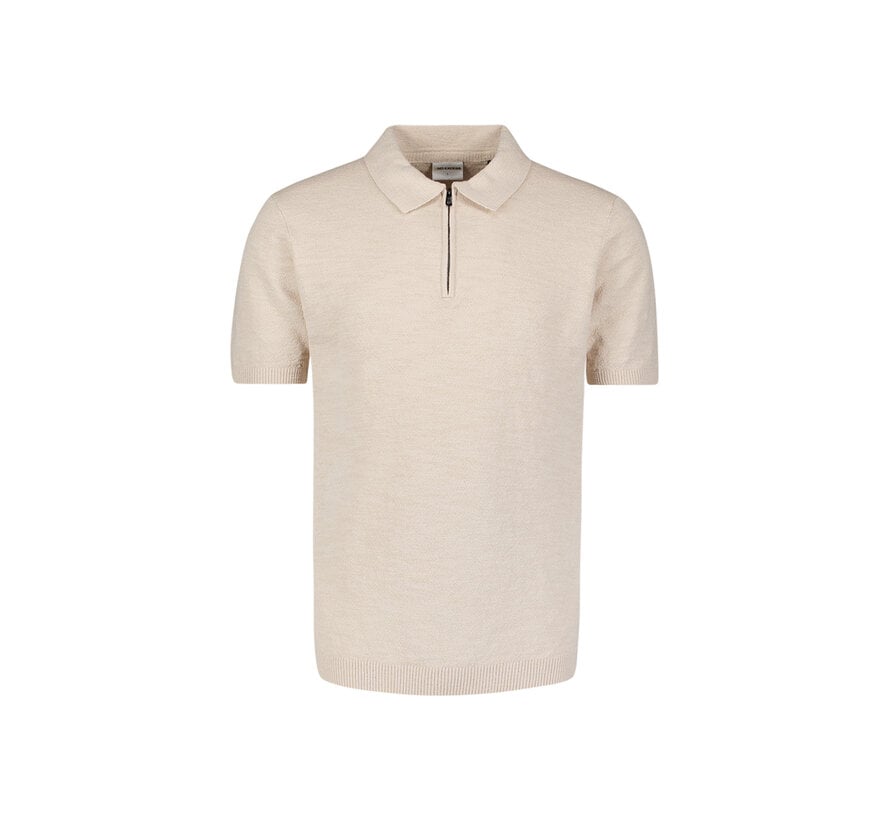 No Excess Pullover Short Sleeve Polo Zip Frote Desert (31220243 -  045)