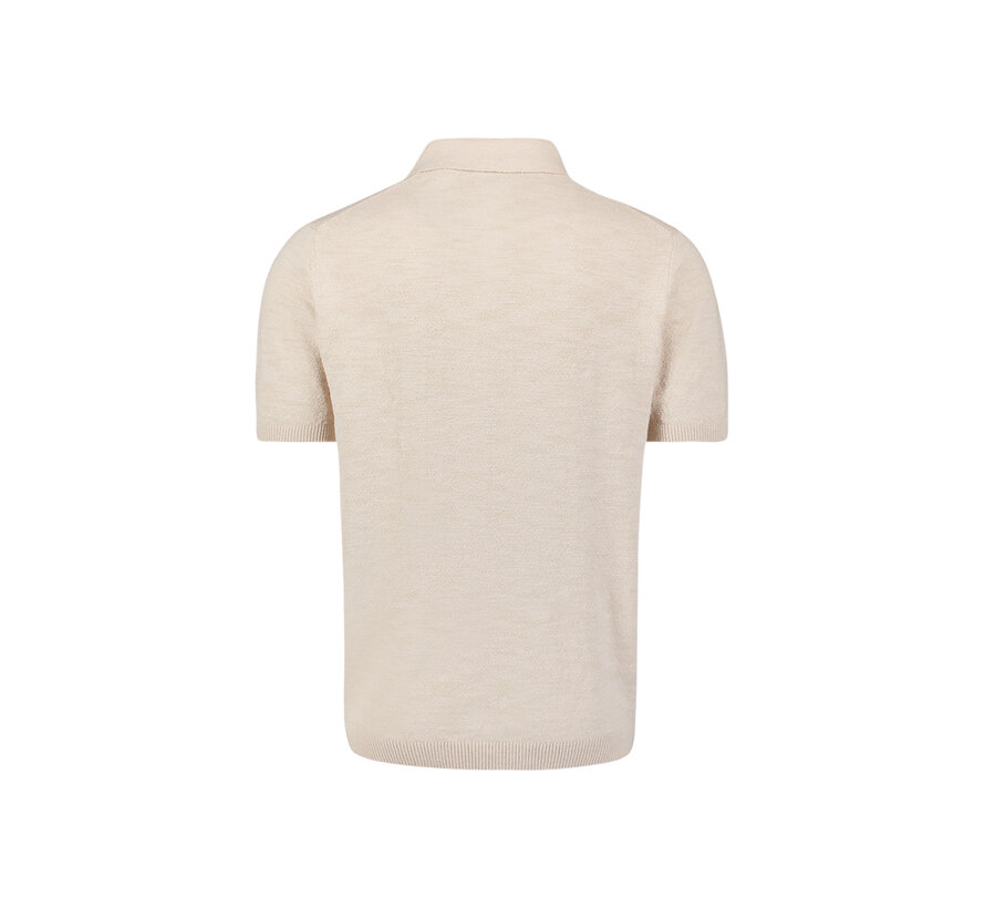 Pullover Short Sleeve Polo Zip Frote Desert (31220243 -  045)